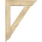 Ekena Millwork Traditional Traditional Rough Sawn Bracket w/ Offset Brace, Douglas Fir, 6"W x 24"D x 32"H BKT0604X24X32TRA01RDF - alternate 3